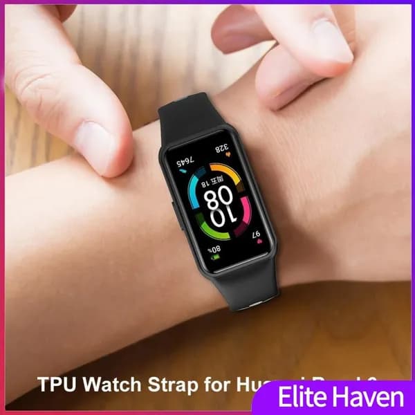 Гладкий ремешок для Honor Band 6, длина 223 мм