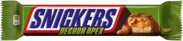 Батончик шоколадный Snickers Лесной Орех, 81г