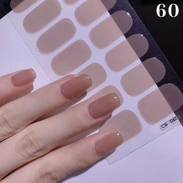 Набор накладных лаковых полосок Soild Color