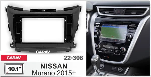 Переходная рамка 10.1 Android для NISSAN Murano 2015+ CARAV 22-308