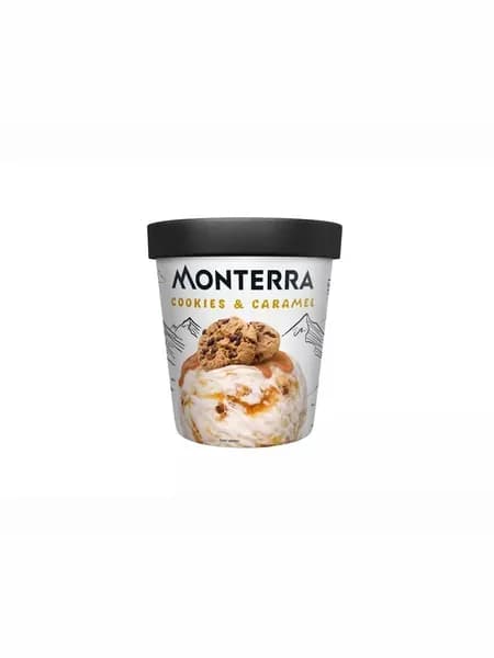 Мороженое Monterra Печенье с карамелью 480 мл 298 г