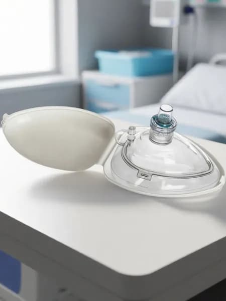 Маска для сердечно-легочной реанимации TOPMED + 5 шт Клапанов нереверсивных