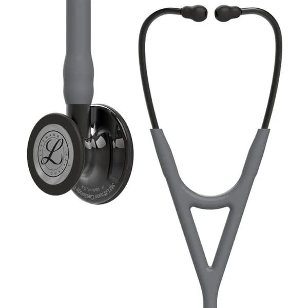 Стетоскоп Littmann Cardiology IV Серый с дымчатым колоколом и стеблем, 69 см, 6238
