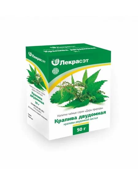 Крапива, листья, 50 г (Лекра-сэт)