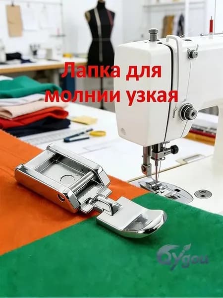 Лапка Для Молнии И Шнуров Двухсторонняя (узкая)