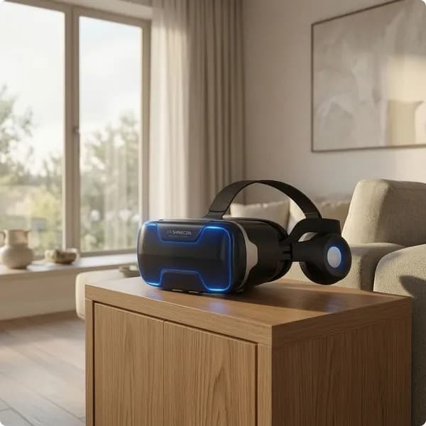 VR очки G02ED, черные, для игр и развлечений Черный