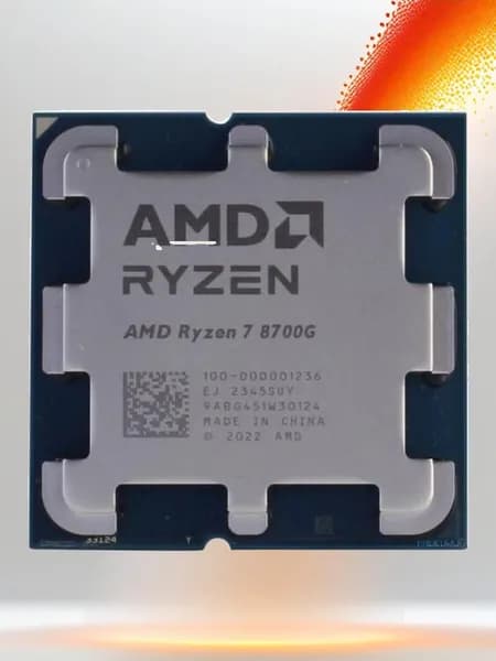 Процессор AMD Ryzen 7 8700G oem AM5 (4.2GHz/AMD 780M), 8 ядерный, 4.2 ГГц и 5.1 в режиме Turbo