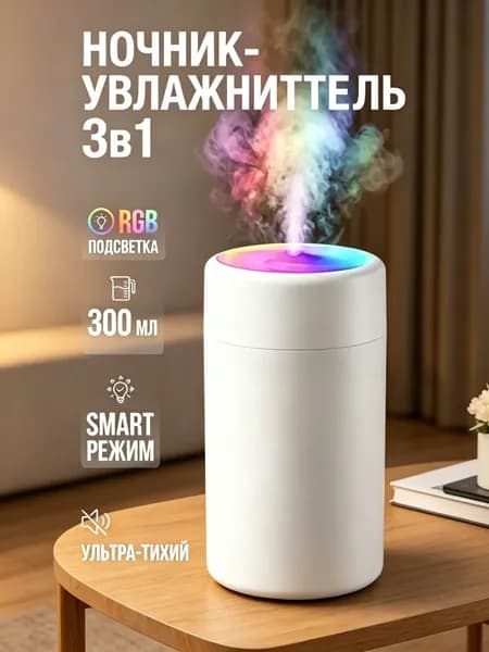 Увлажнитель воздуха mzm-20260123141437961, белый
