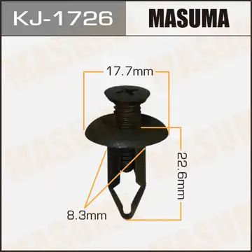 Клипса mazda demio 99-02 kj1726 masuma