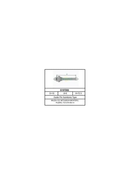 Направляющая тормозного суппорта перед Frenkit G107202