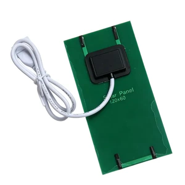 Солнечная панель USB на 1,2 Вт с выходным напряжением 5 В и размером 120 60 мм