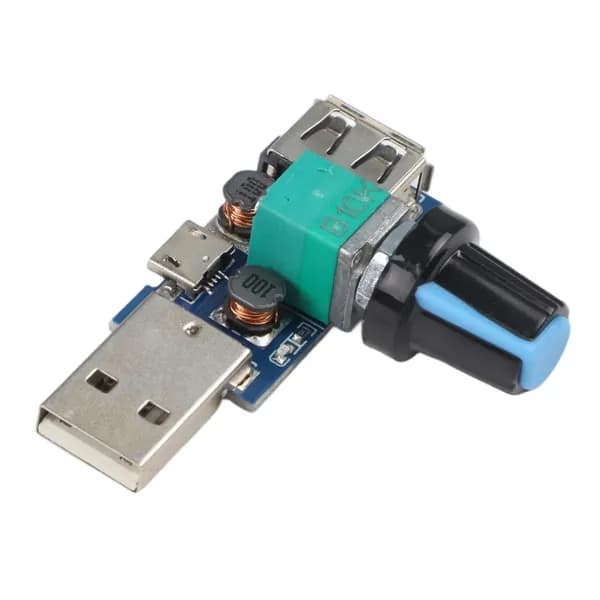 1шт 5 Вт для USB-регулятора скорости вентилятора и регулятора громкости драйвера питания