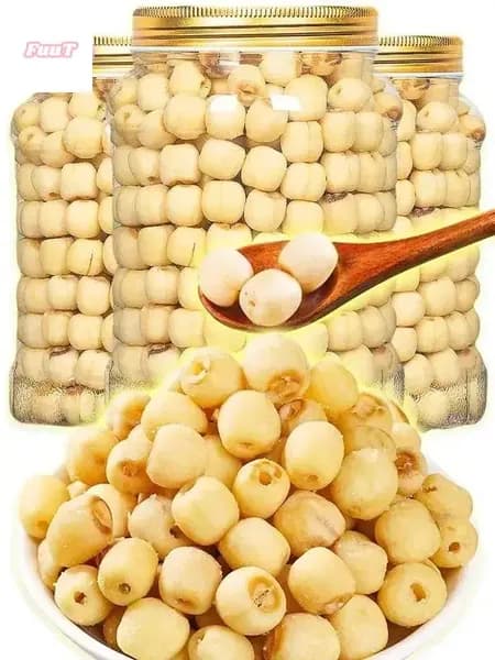 8 штук,СУШЕНЫЕ СЕМЕНА ЛОТОСА,семена лотоса для еды,хрустящие, вкусные!