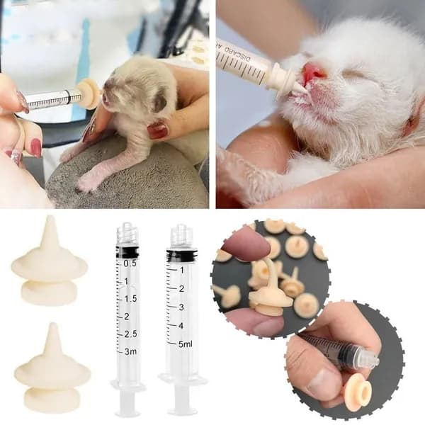 набор сосок для кормления животных(3ml+5ml)