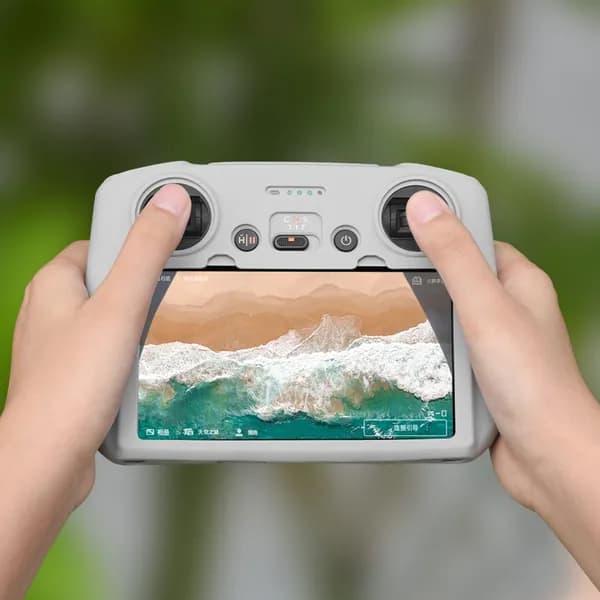Силиконовый чехол для пульта управления DJI Mini 3 Pro RC с экраном, серый