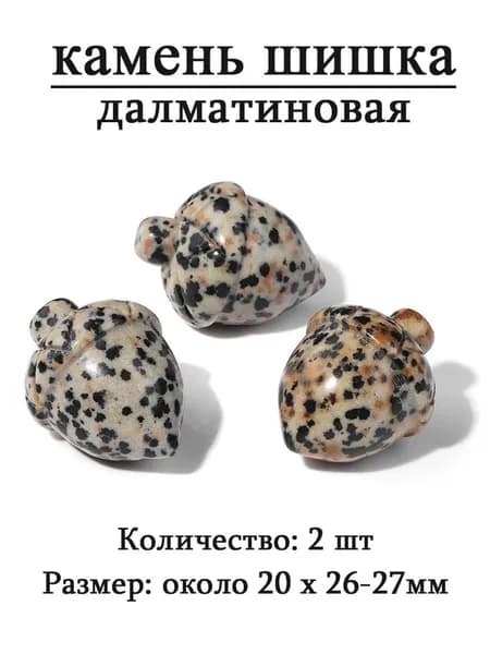 далматиновая,сосновая шишка,оберег из камня,20x26-27 мм, 2 шт,природный амулет