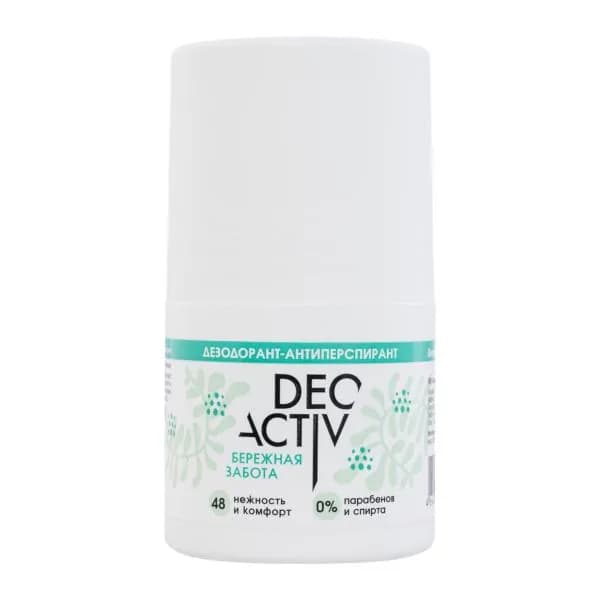 Дезодорант-антиперспирант Deo Activ Бережная забота роликовый 50мл