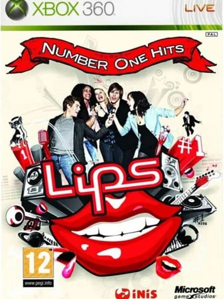Number One Hits LIPS ENG Видеоигра на диске Xbox 360. Товар уцененный