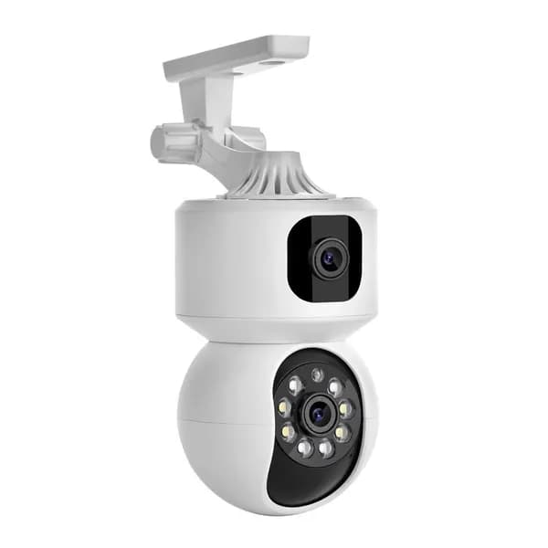 Поворотная миниатюрная камера видеонаблюдения Wi-Fi IP PTZ с двумя объективами ST-IP495-3M-D-OZ (ICSee)