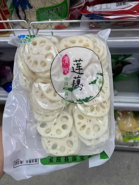 Корень лотоса нарезанный, 900 г