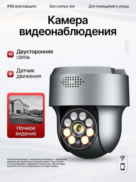 Камера видеонаблюдения wifi уличная