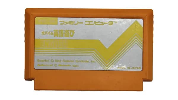 Popeye no Eigo Asobi (Nintendo Famicom, без коробки, NTSC-J) Винтаж