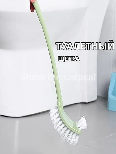 Насадка на ершик для унитаза "Насадка на ершик для унитаза, зеленая, пластиковая", 1 шт