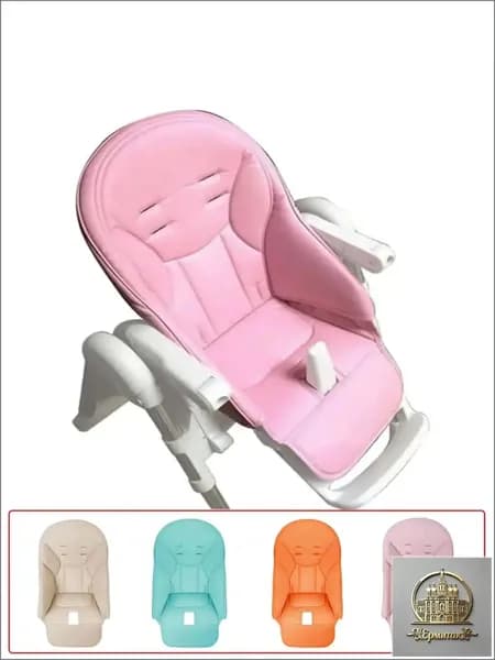 Чехол из эко-кожи для Peg Perego Siesta Prima Pappa Zero3/Молочный-розовый