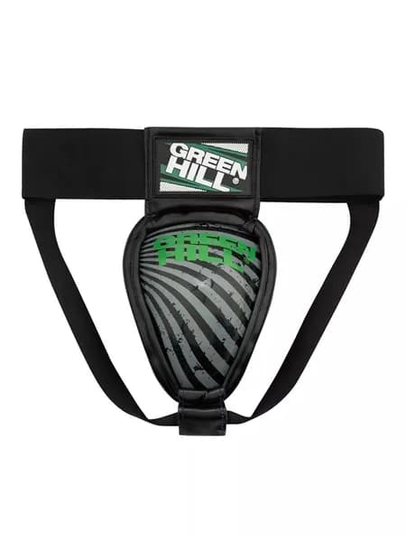 Защита паха GREEN HILL для тайского бокса IRON черная