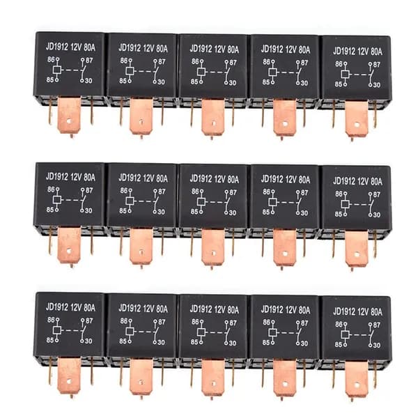 Реле автомобиля JD1912 12v 80A 4 pin нормально открытый