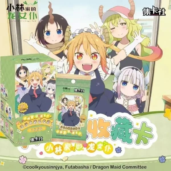Драконья мисс Кобаяси коллекционные аниме карточки /Miss Kobayashi's Dragon Maid anime cards collectibles 2 packaging Упаковка