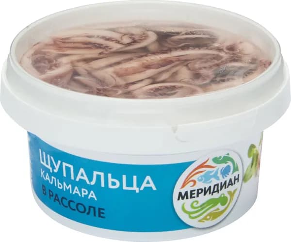 Щупальца кальмара в рассоле Меридиан, 180 г