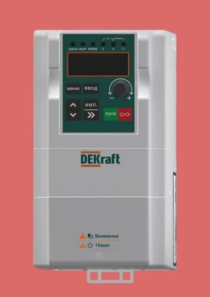 Преобразователь частоты DEKV060- 0.75кВт 3 фазы 380В с тормозным модулем DEKV060G0R75T4B