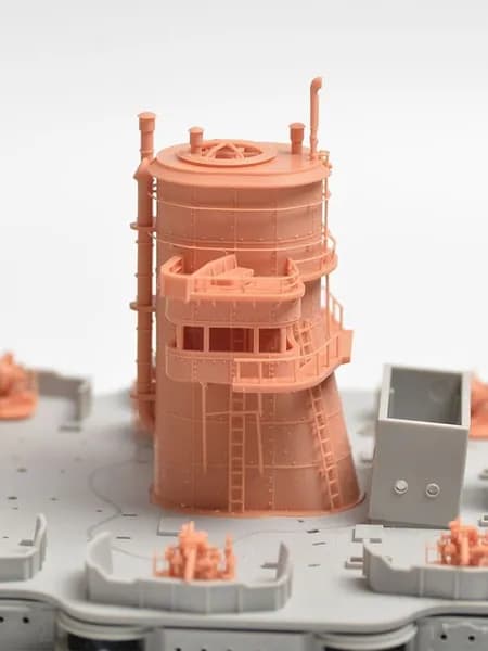Yao's Studio LYCG200202 1/200 модернизирует детали USS Arizona Chimney