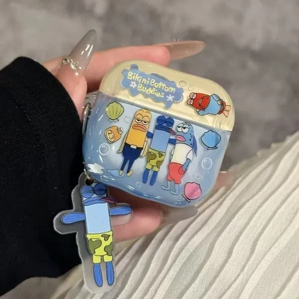 SpongeBob Bikini Bottom Защитный чехол для наушников Airpods