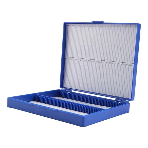 Пластиковый прямоугольник Royal Blue Hold 100 Микропредметов Коробка для микроскопа