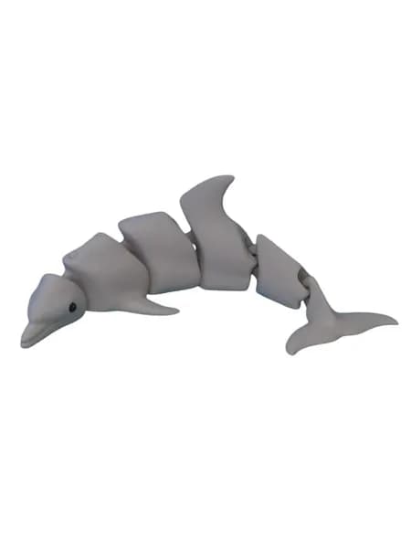 (1 шт.) 3D-фигурка морского животного дельфин