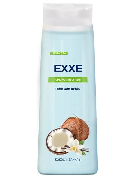 EXXE Гель для душа Кокос и ваниль 400мл