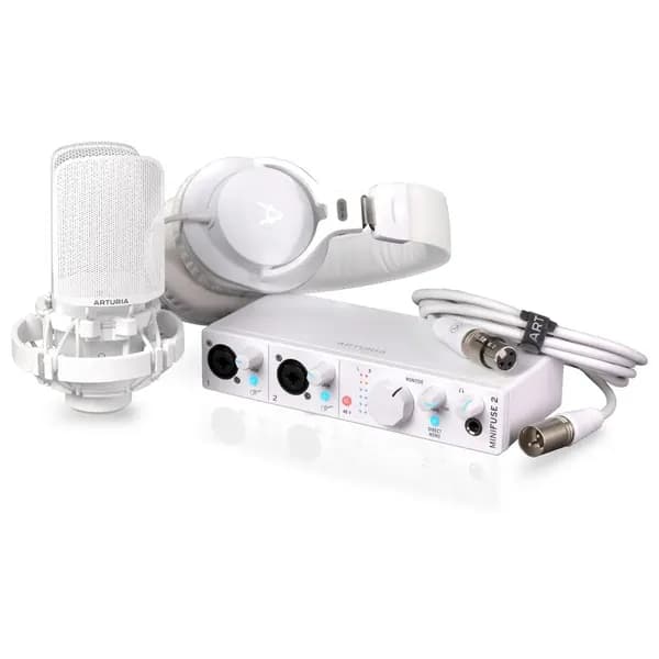Комплект для звукозаписи Arturia MiniFuse Recording Pack White