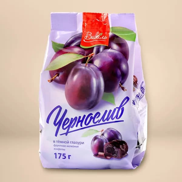 Чернослив в темной глазури 175 гр