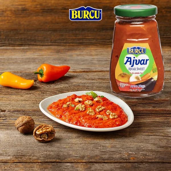 BURCU Соус для завтрака "Ажвар" 310 гр (AJVAR SOSU 1/12)