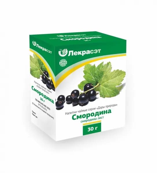 Чайный напиток Лекра-СЭТ Смородина лист, 30г