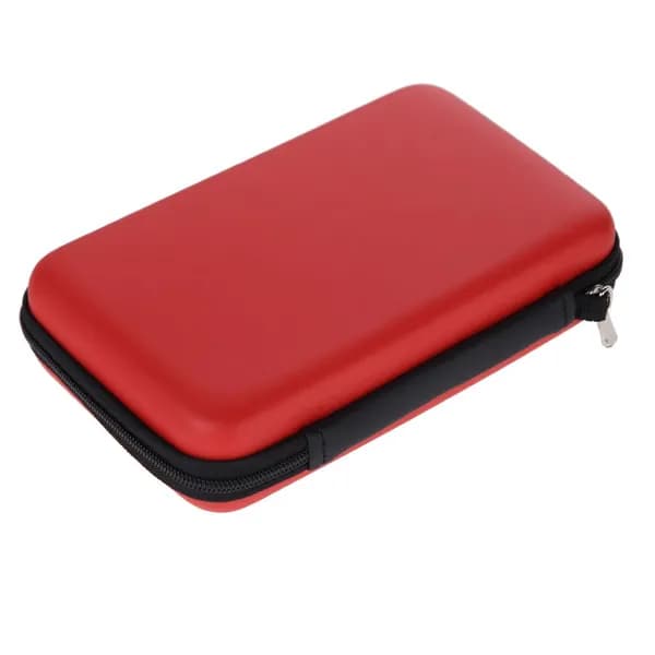 чехол для Nintendo NEW 3DSLL, красный, с внешней прочностью и внутренней защитой