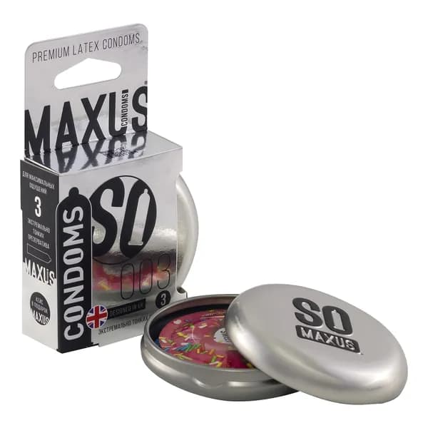 MAXUS Презервативы MAXUS 003, тонкие 3 шт. 0