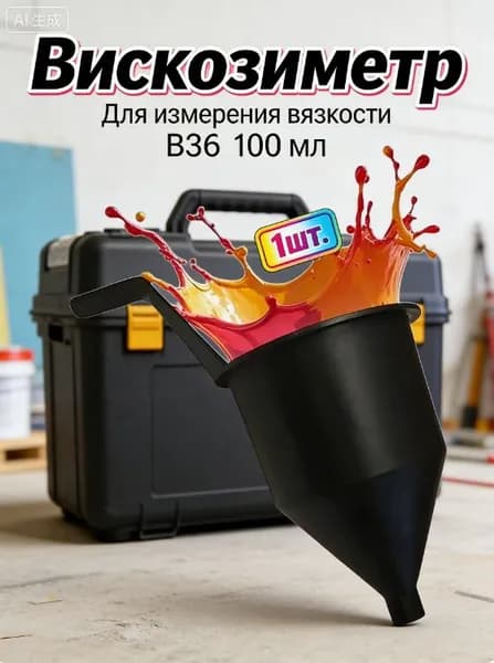 Вискозиметр для измерения вязкости ЛКМ ВЗ-6, чашка