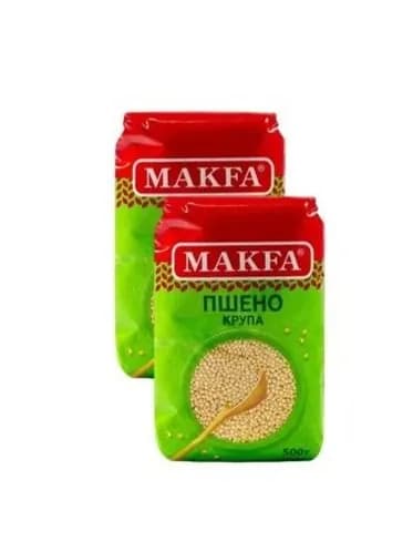 Крупа Пшено МАКFА шлиф.,2шт по 500г