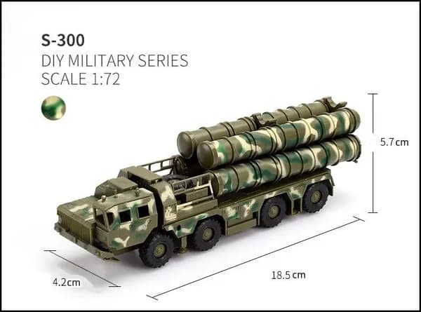 Ракетная машина S300 и радиолокационная машина 1/72