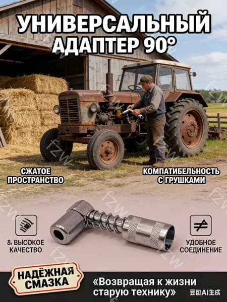 Насадка угловая для плунжерного шприца