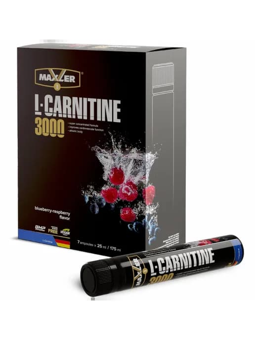 Жиросжигатель L-Carnitine 3000 25ml 7amp Черника-малина
