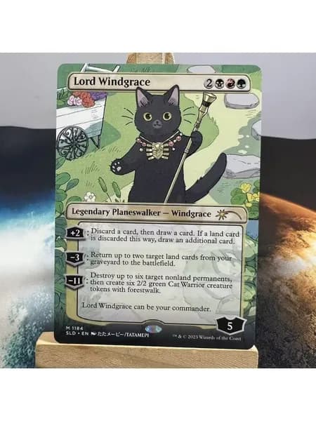 Высококачественная игровая карта Magic The Gathering, подходящая для семейных и дружеских посиделок, поставляется в прозрачном наборе.